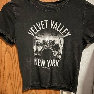 Hollister Black Graphic Tee